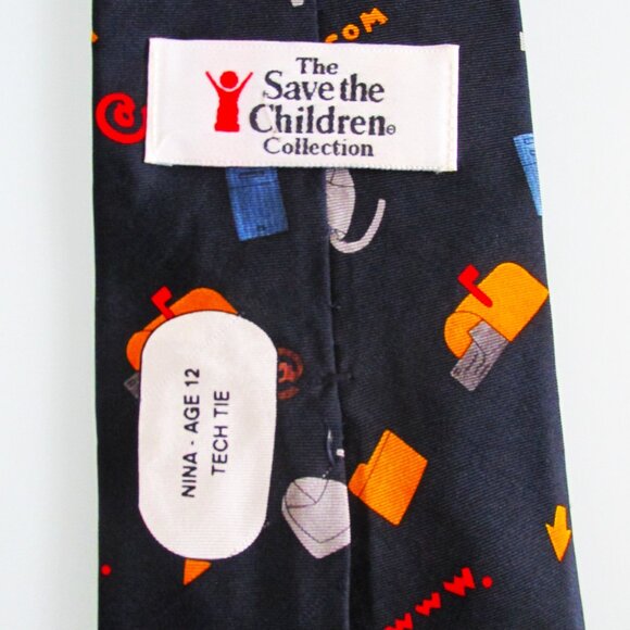Save The Children Men's Silk Tie - Picture 5 of 5